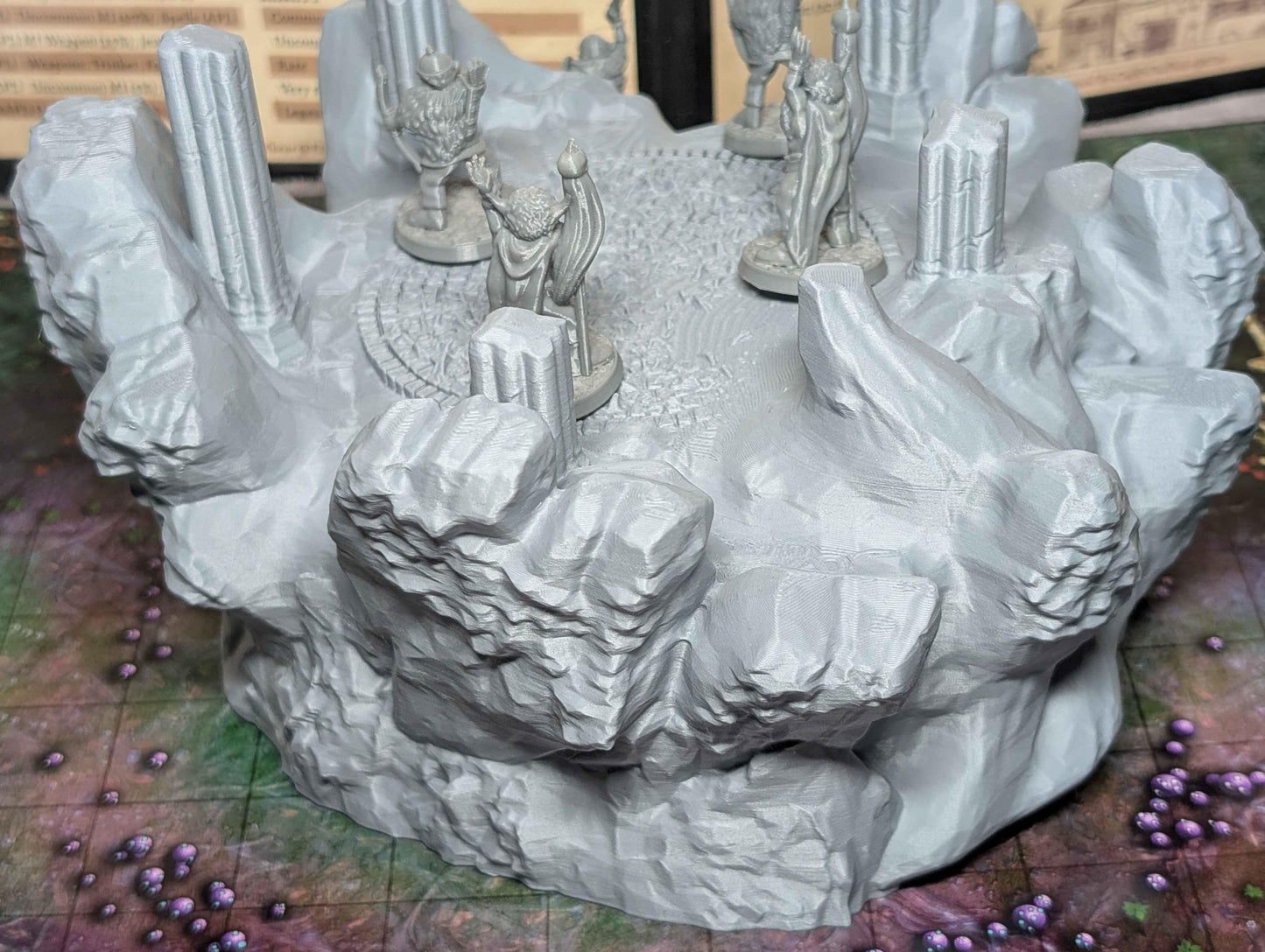 Place of Power, Arcane Circle Ruins, Terrain for Fantasy Tabletop, Dungeons and Dragons, Age of Sigmar, Warhammer 28mm Scenery