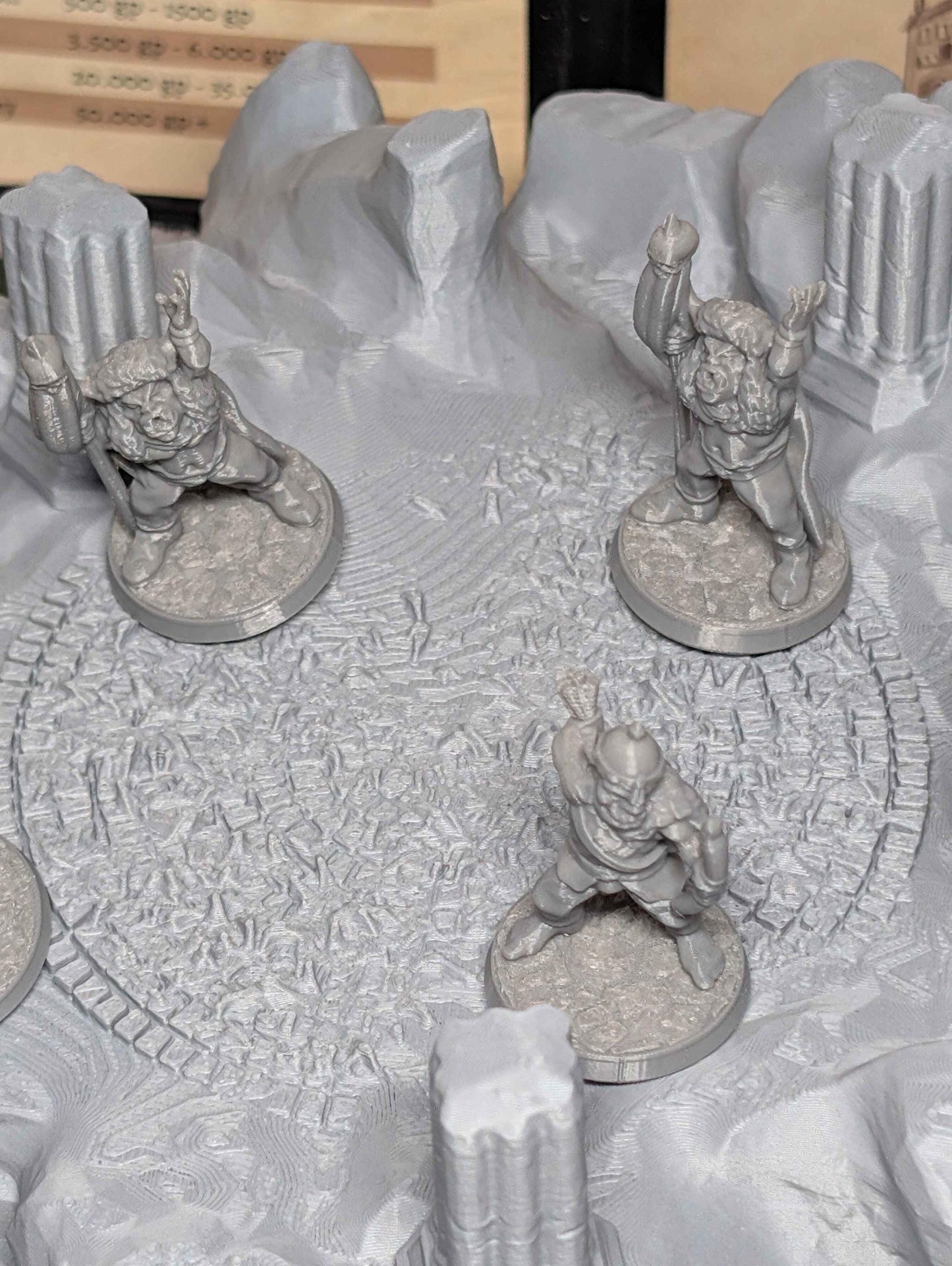 Place of Power, Arcane Circle Ruins, Terrain for Fantasy Tabletop, Dungeons and Dragons, Age of Sigmar, Warhammer 28mm Scenery