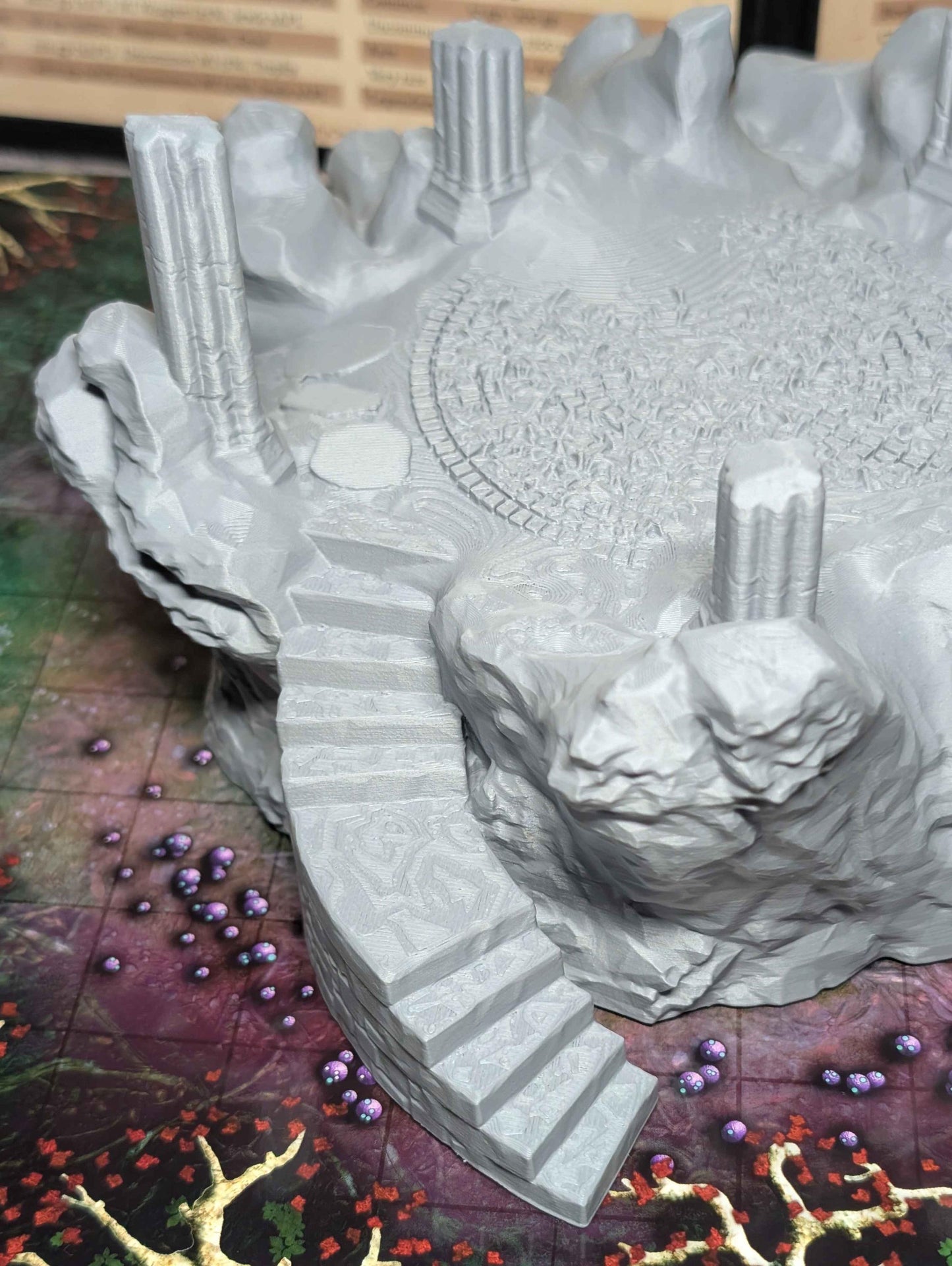 Place of Power, Arcane Circle Ruins, Terrain for Fantasy Tabletop, Dungeons and Dragons, Age of Sigmar, Warhammer 28mm Scenery