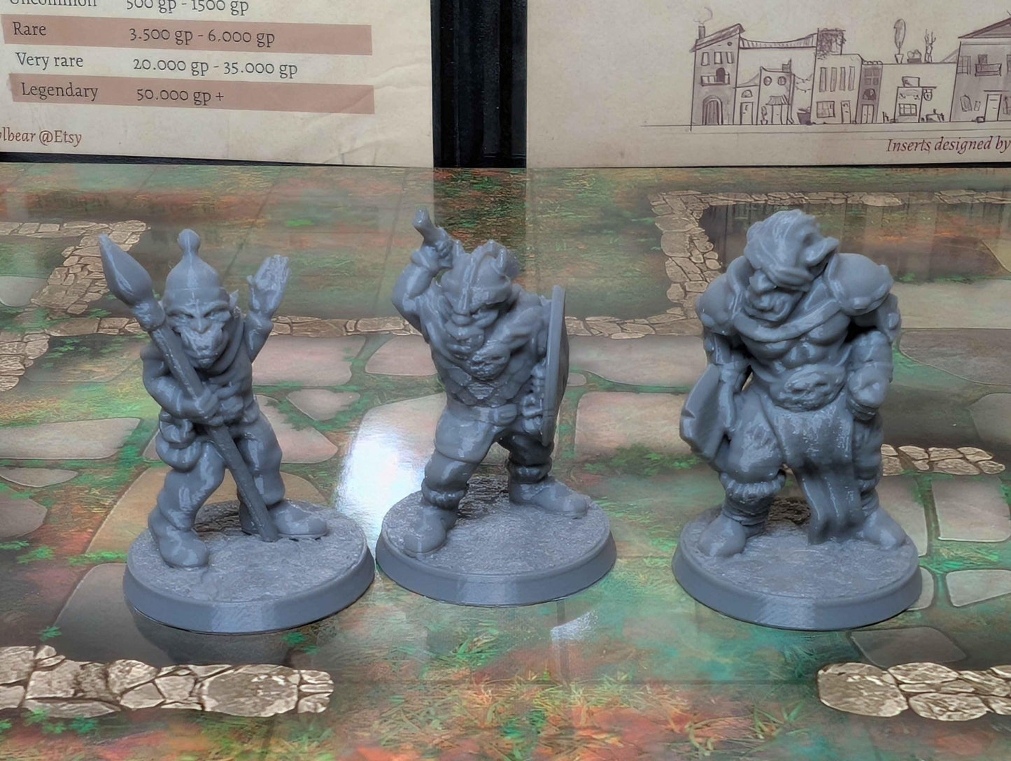 20 Orc Miniatures for Dungeons and Dragons, Pathfinder and TTRPG
