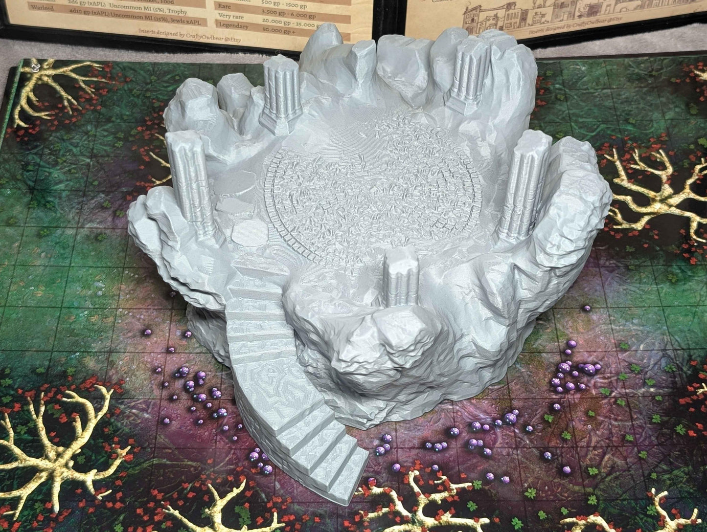 Place of Power, Arcane Circle Ruins, Terrain for Fantasy Tabletop, Dungeons and Dragons, Age of Sigmar, Warhammer 28mm Scenery