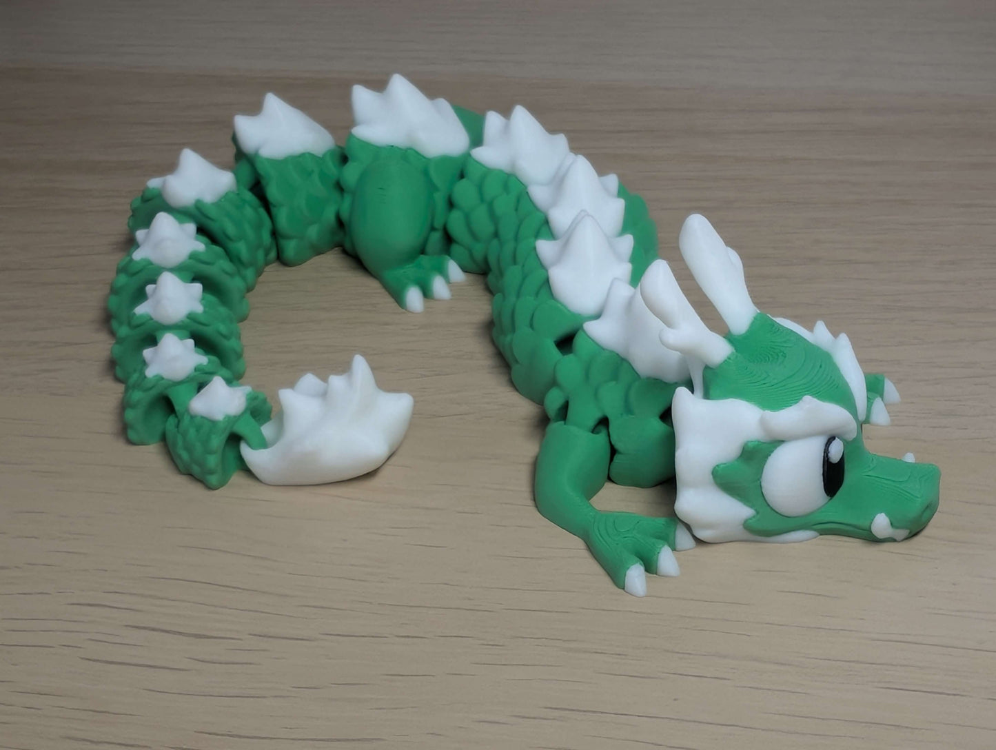 Long Flexi Dragon - Articulated Flexi Fidget Dragon - Colourful and Adorable Flexi Dragon!