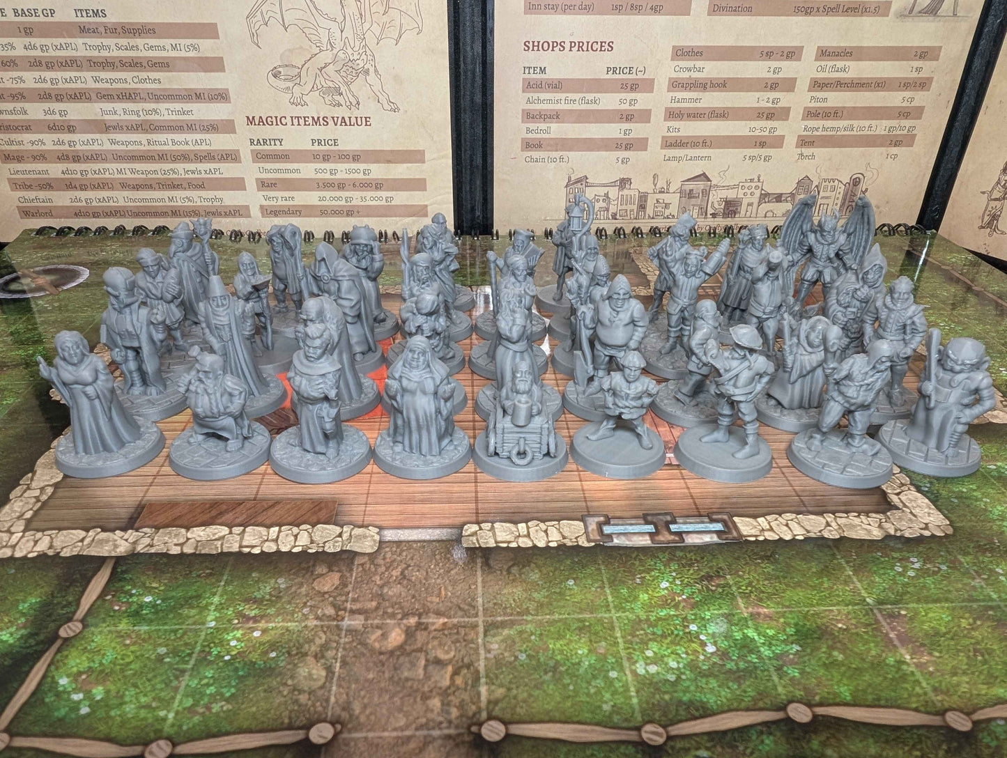 38 Townsfolk NPC Bundle -  Miniatures for D&D, Pathfinder and TTRPG